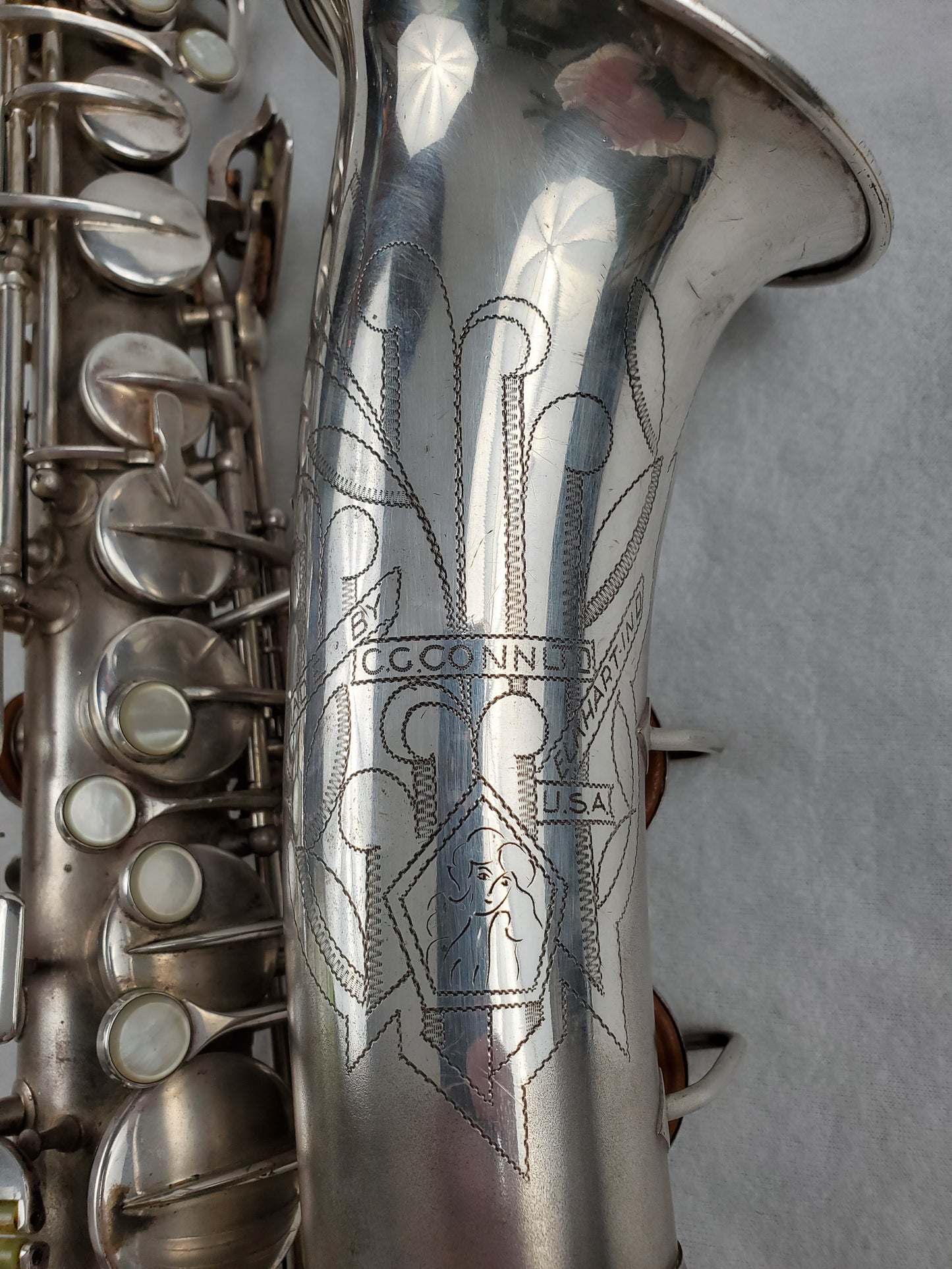 Conn 6M Metro Alto Saxophone 277xxx - Silver Plated