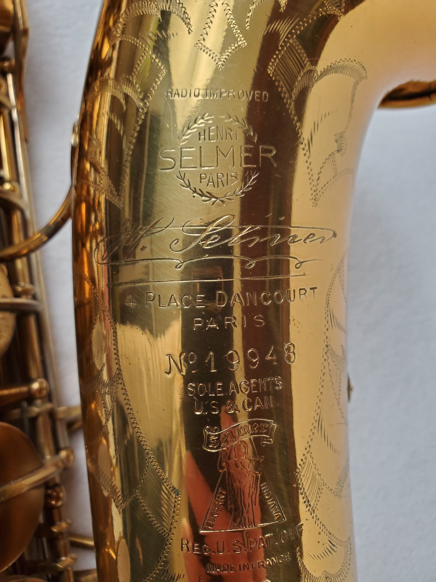 Selmer Radio Improved Alto Saxophone 19xxx