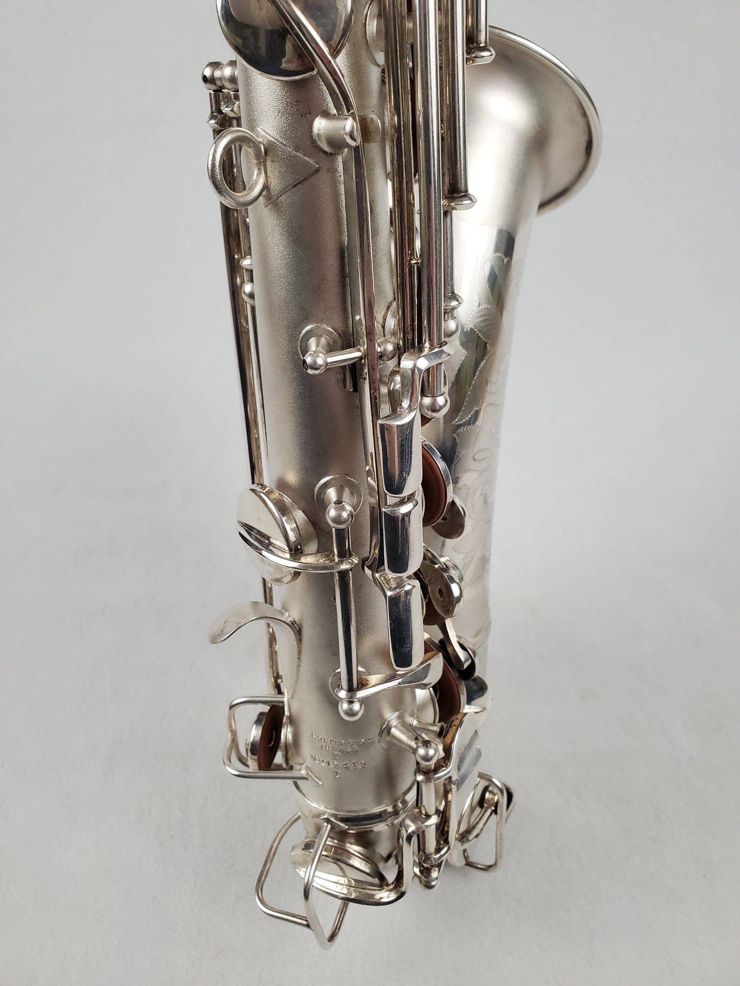 Conn F Mezzo Soprano Saxophone 219xxx - Silver Plated w Gold Wash Bell