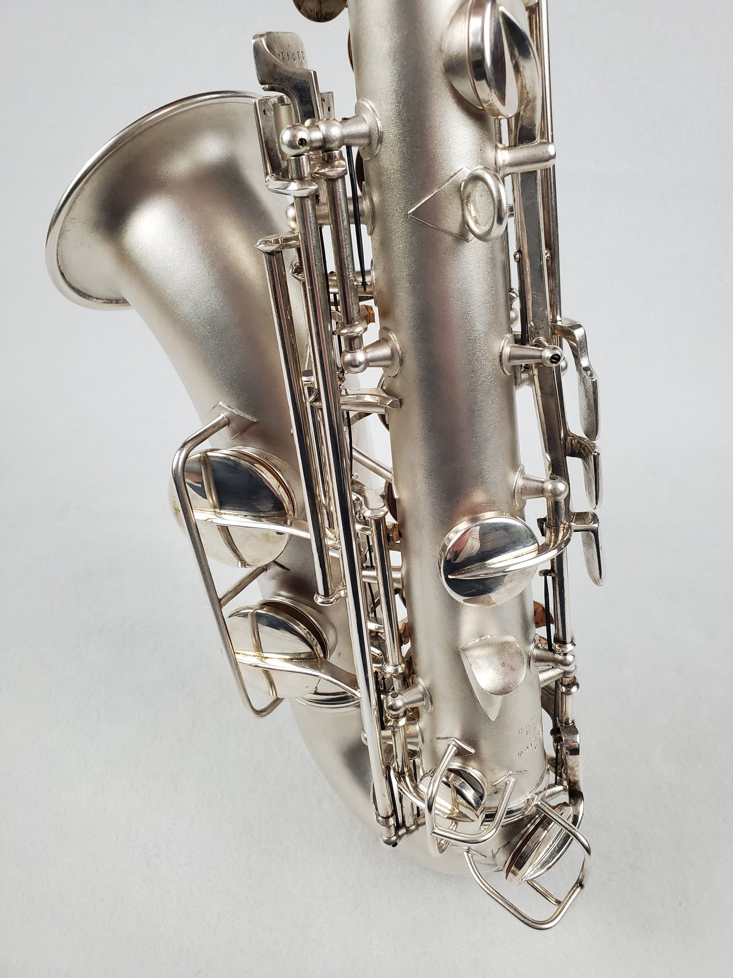 Conn F Mezzo Soprano Saxophone 219xxx - Silver Plated w Gold Wash Bell