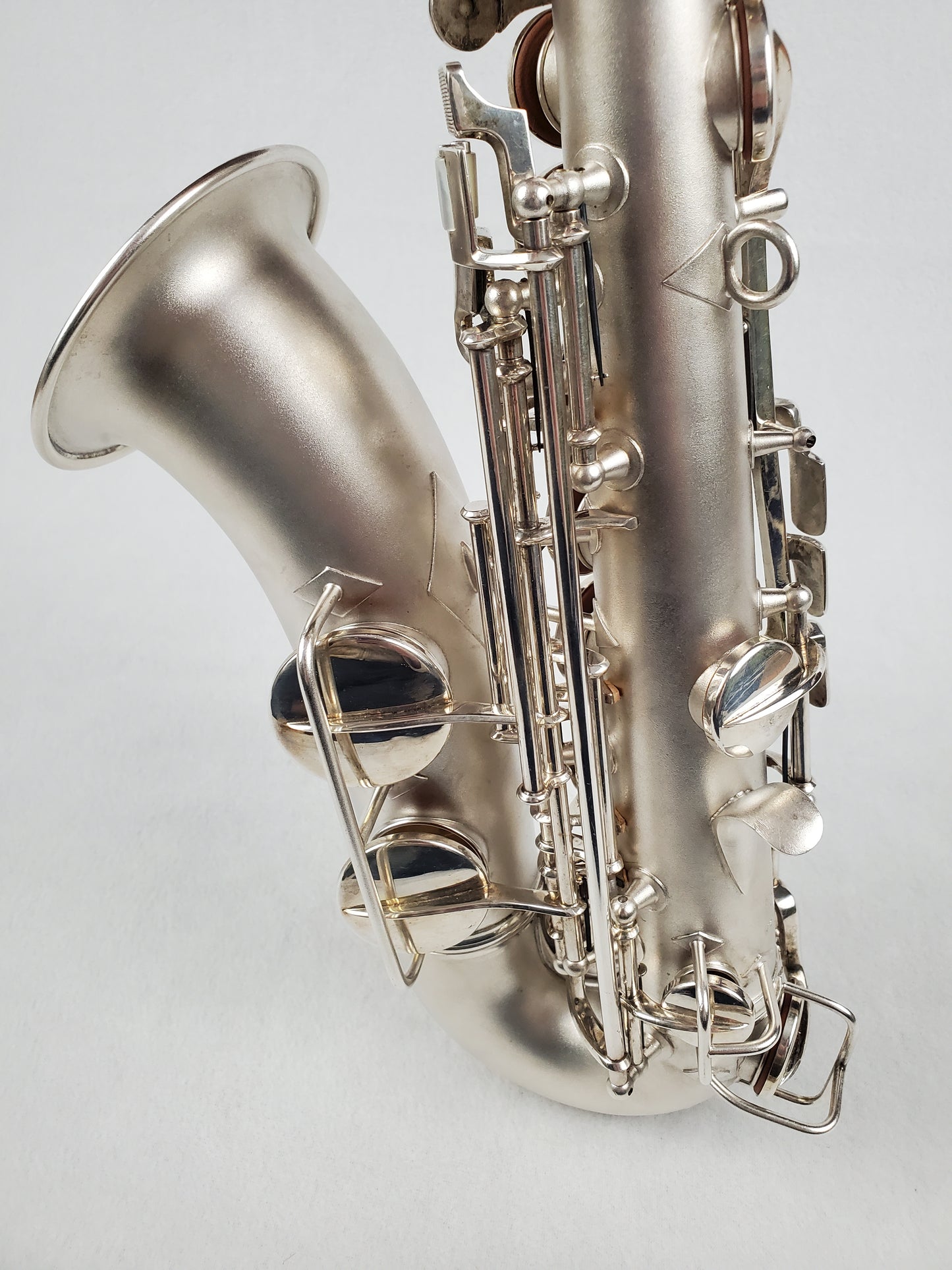 Conn F Mezzo Soprano Saxophone 219xxx - Silver Plated w Gold Wash Bell