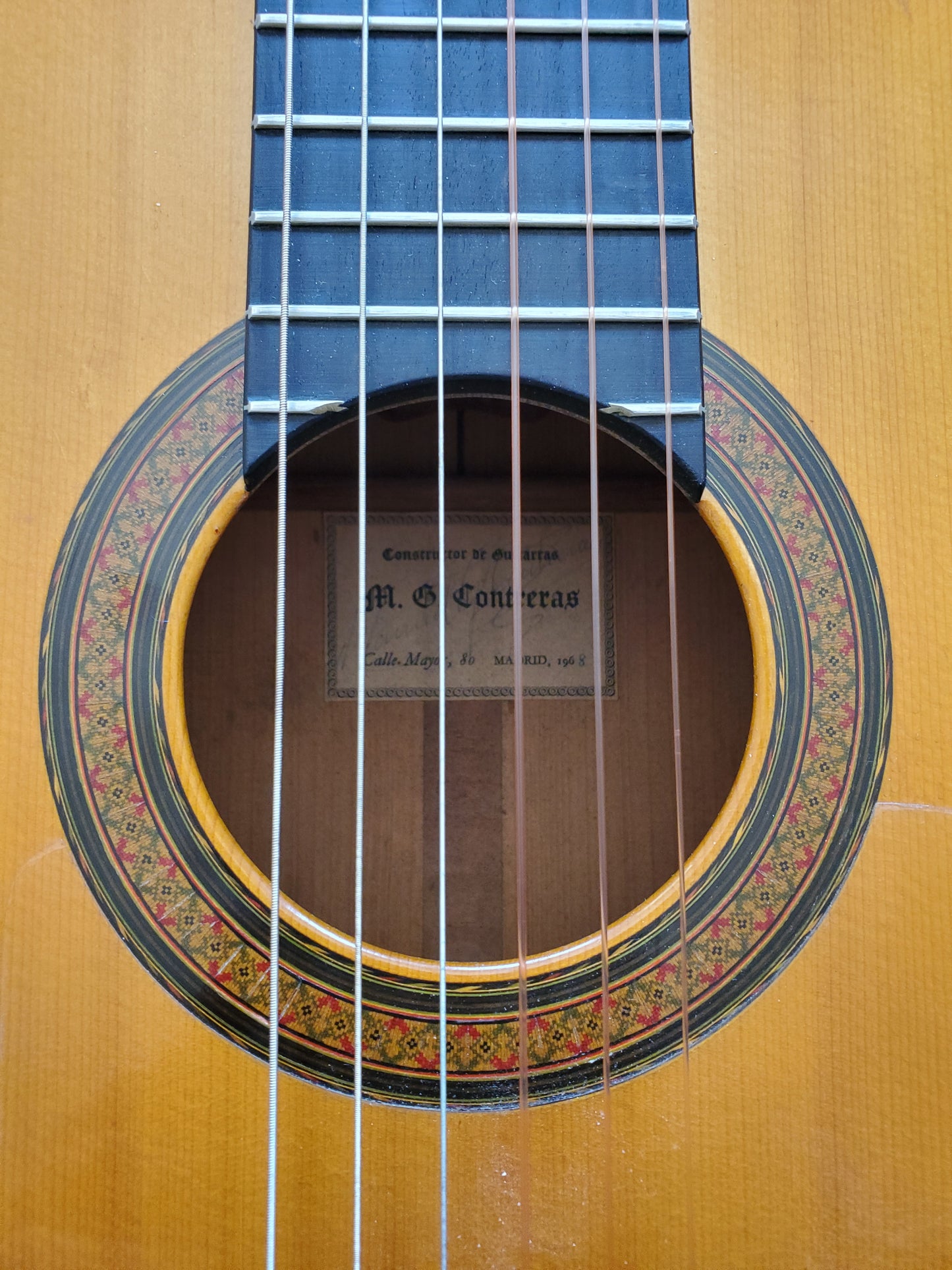 1968 Manuel Contreras Flamenco Guitar SP/CY