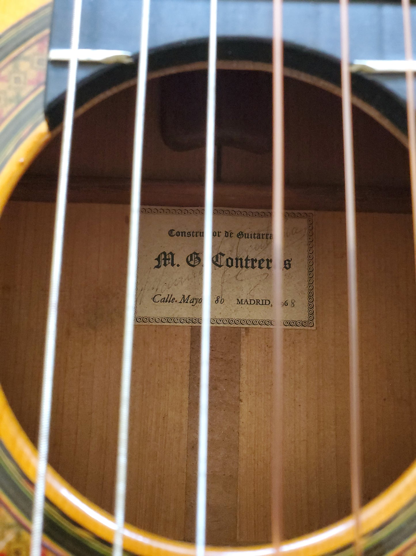 1968 Manuel Contreras Flamenco Guitar SP/CY