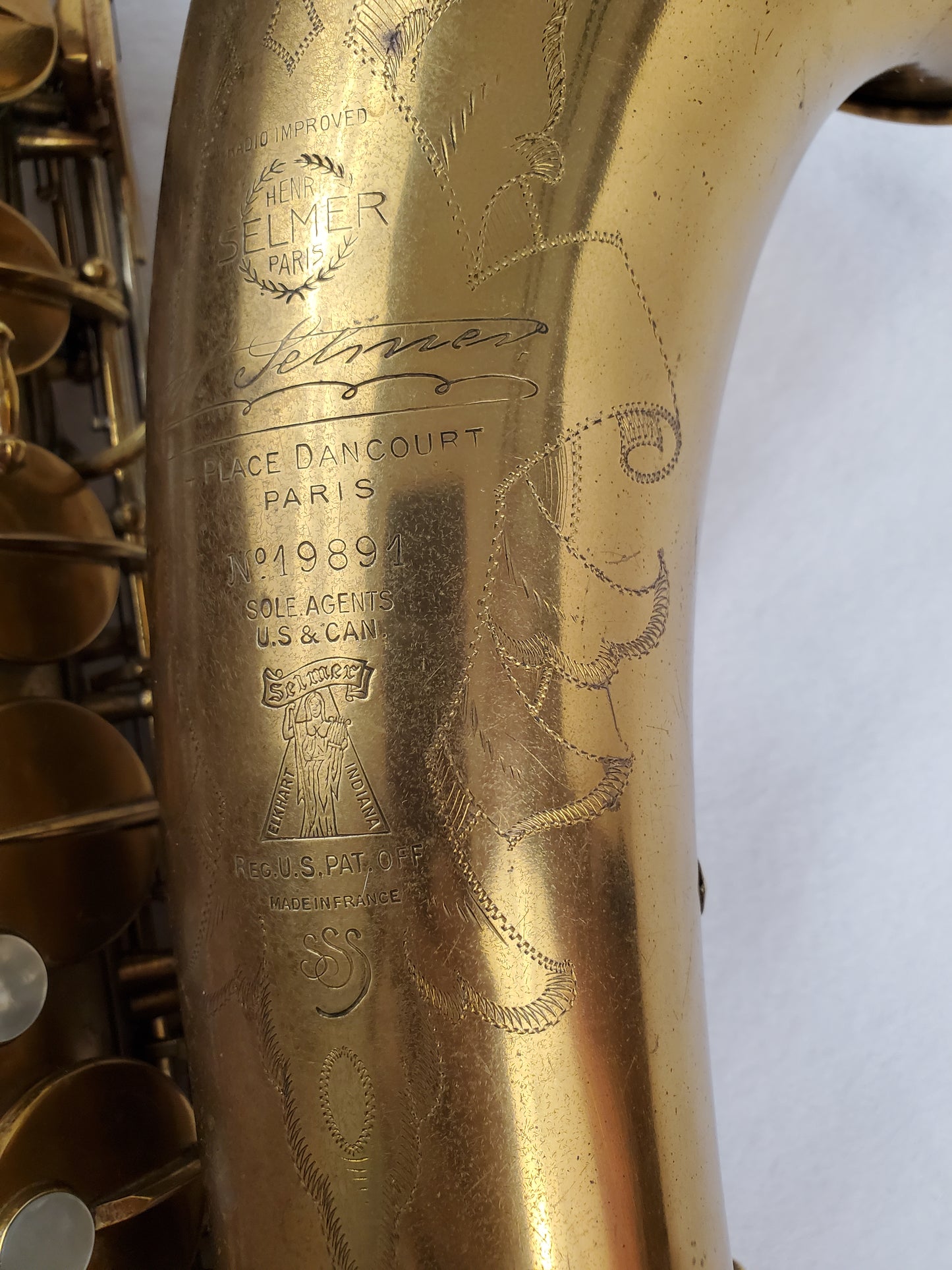 Selmer Radio Improved Tenor Saxophone 19xxx
