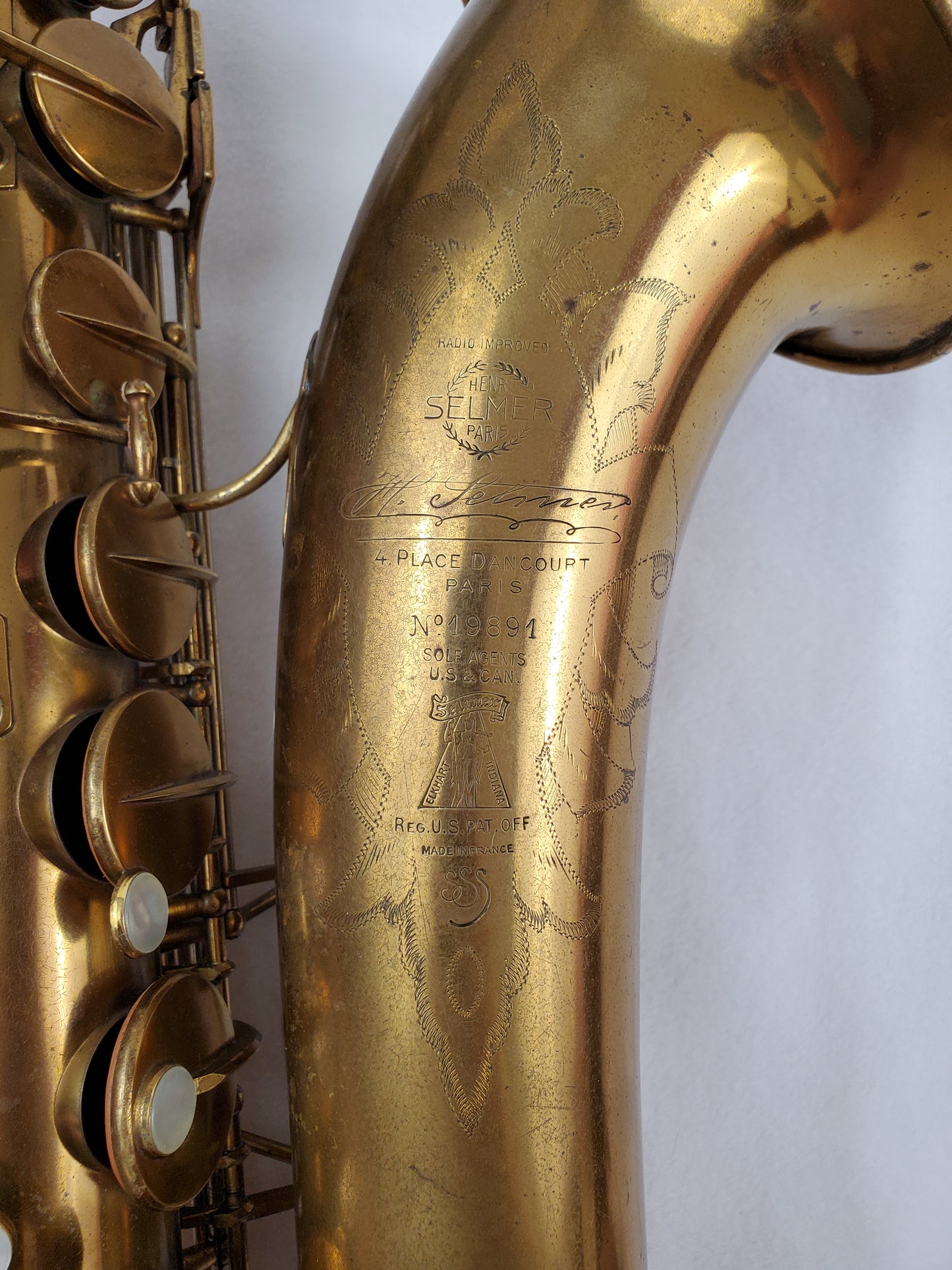 Selmer Radio Improved Tenor Saxophone 19xxx