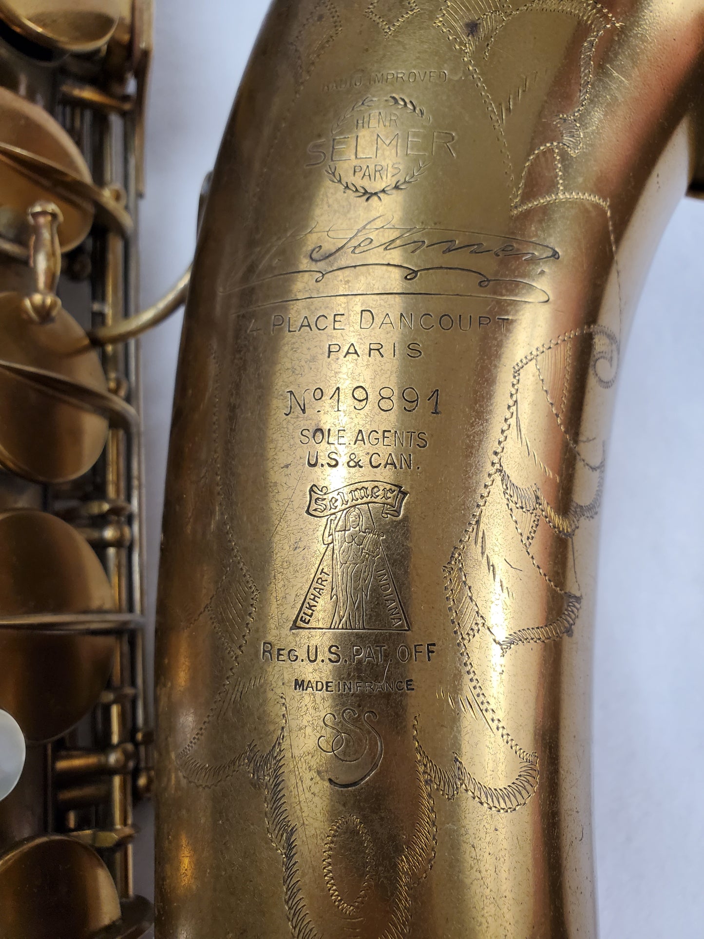 Selmer Radio Improved Tenor Saxophone 19xxx