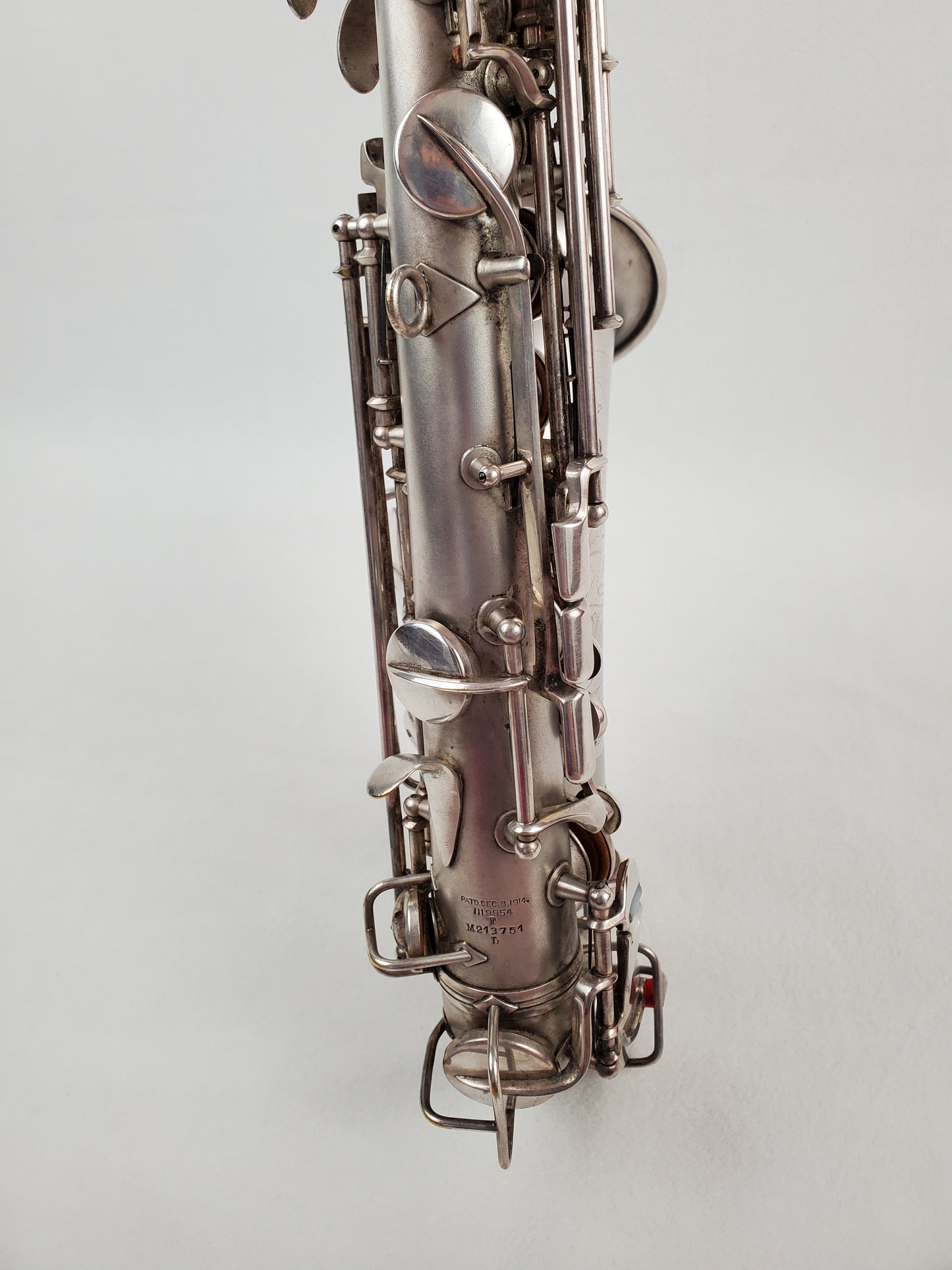 Conn F Mezzo Soprano Saxophone 213xxx - Silver Plated w Gold Wash Bell