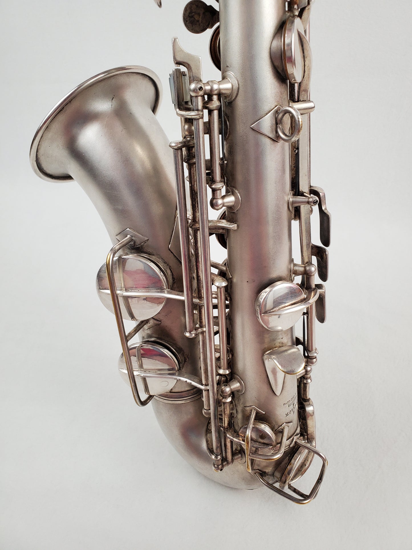 Conn F Mezzo Soprano Saxophone 213xxx - Silver Plated w Gold Wash Bell