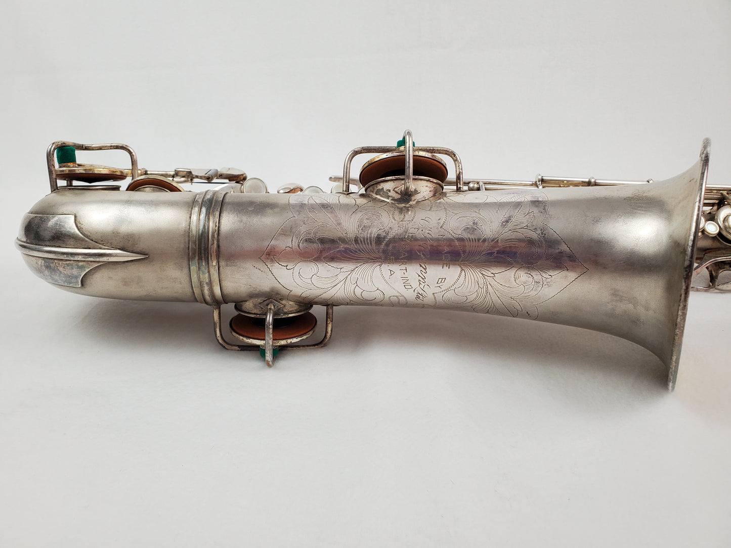 Conn C Melody Saxophone 224xxx - Silver Plated w Gold Wash Bell