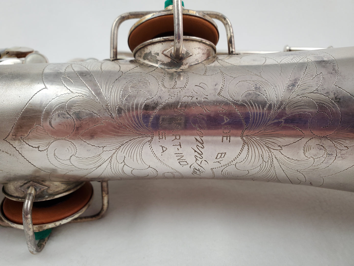 Conn C Melody Saxophone 224xxx - Silver Plated w Gold Wash Bell