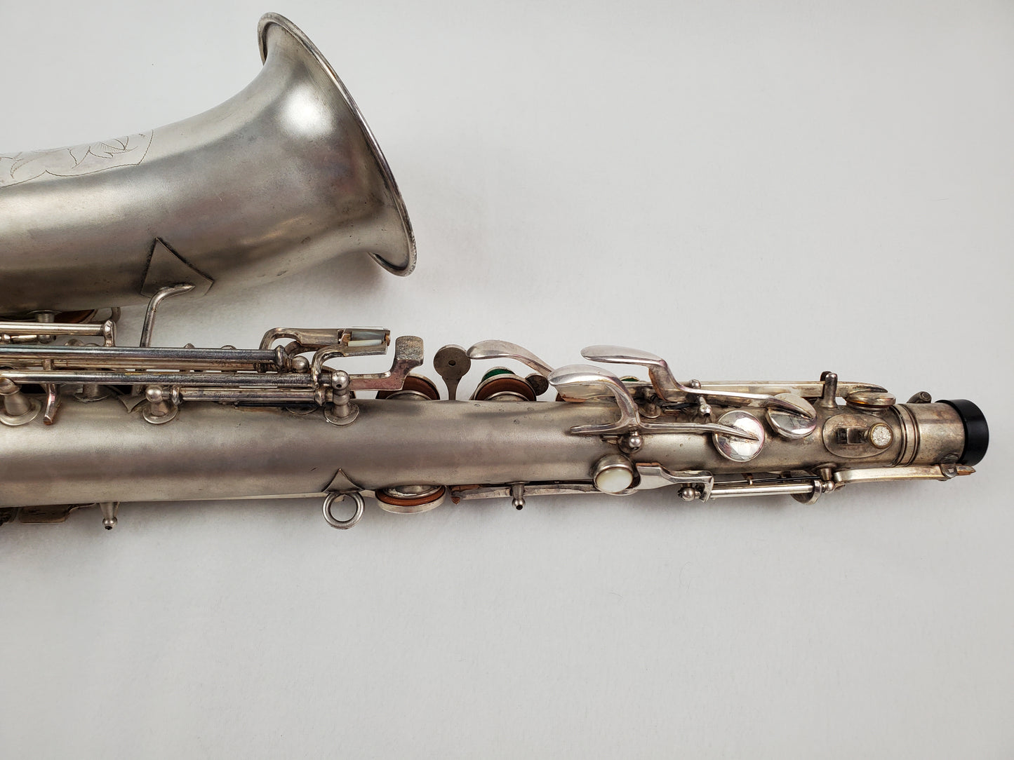 Conn C Melody Saxophone 224xxx - Silver Plated w Gold Wash Bell