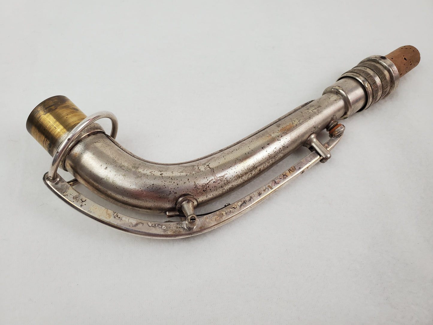 Conn C Melody Saxophone 224xxx - Silver Plated w Gold Wash Bell