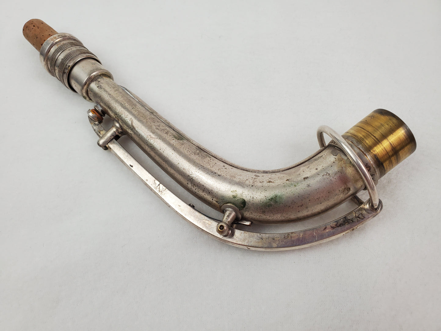 Conn C Melody Saxophone 224xxx - Silver Plated w Gold Wash Bell