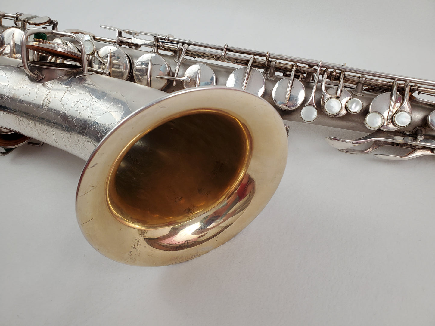 Conn New Wonder II NWII Tenor Saxophone 207xxx - Silver Plated w Gold Wash Bell
