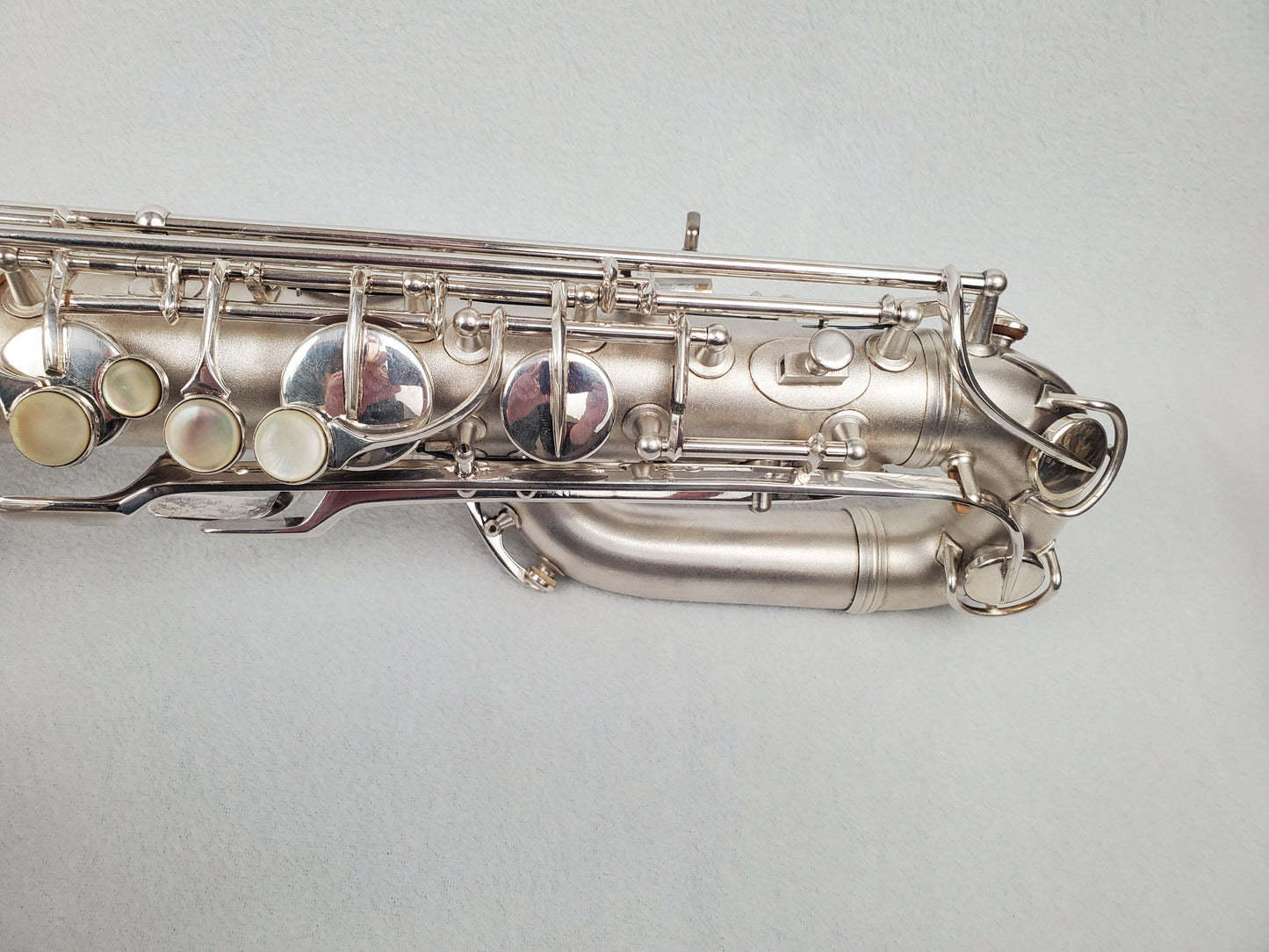 Conn 12M Bari Saxophone 311xxx - Silver Plated w Gold Wash Bell