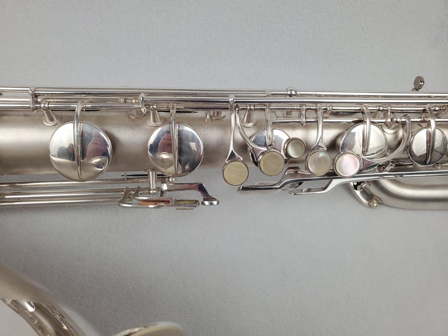 Conn 12M Bari Saxophone 311xxx - Silver Plated w Gold Wash Bell