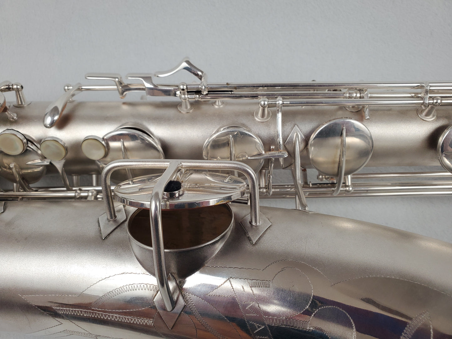Conn 12M Bari Saxophone 311xxx - Silver Plated w Gold Wash Bell
