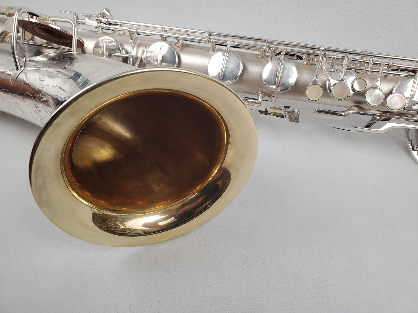 Conn 12M Bari Saxophone 311xxx - Silver Plated w Gold Wash Bell