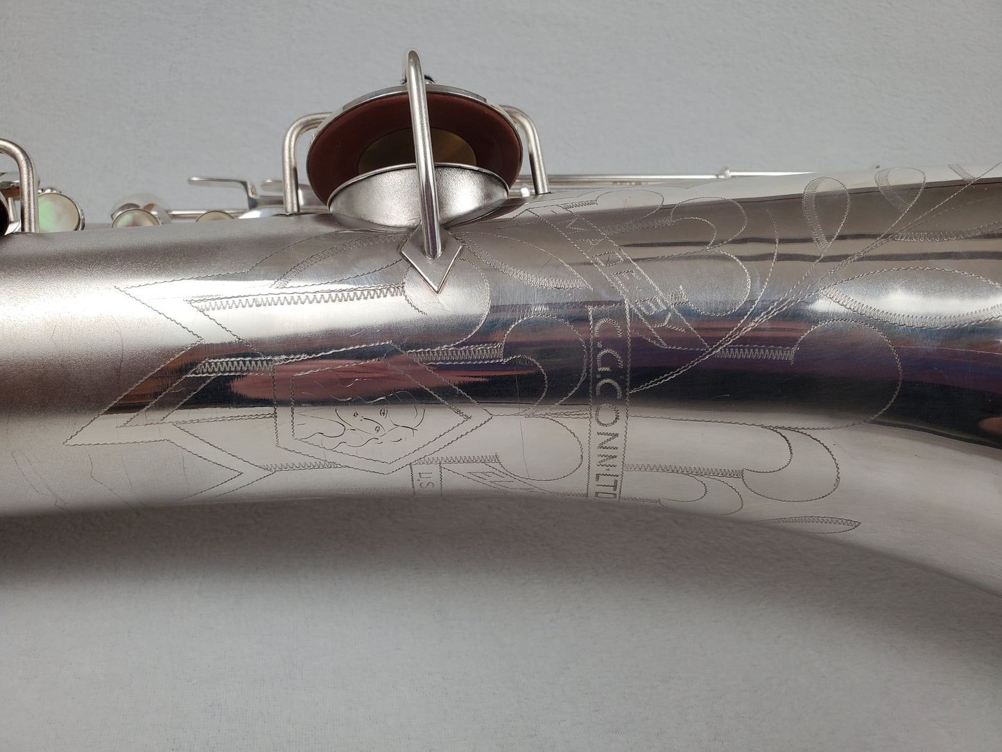 Conn 12M Bari Saxophone 311xxx - Silver Plated w Gold Wash Bell