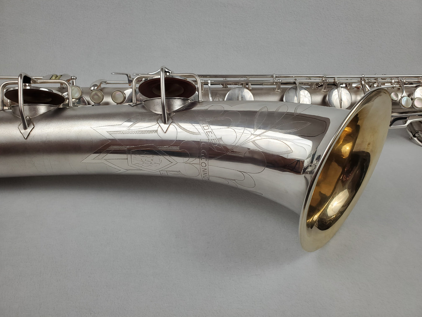 Conn 12M Bari Saxophone 311xxx - Silver Plated w Gold Wash Bell