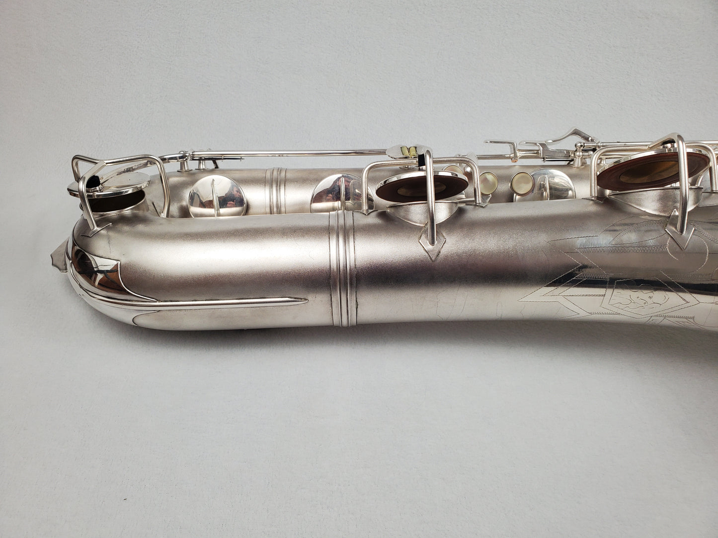 Conn 12M Bari Saxophone 311xxx - Silver Plated w Gold Wash Bell