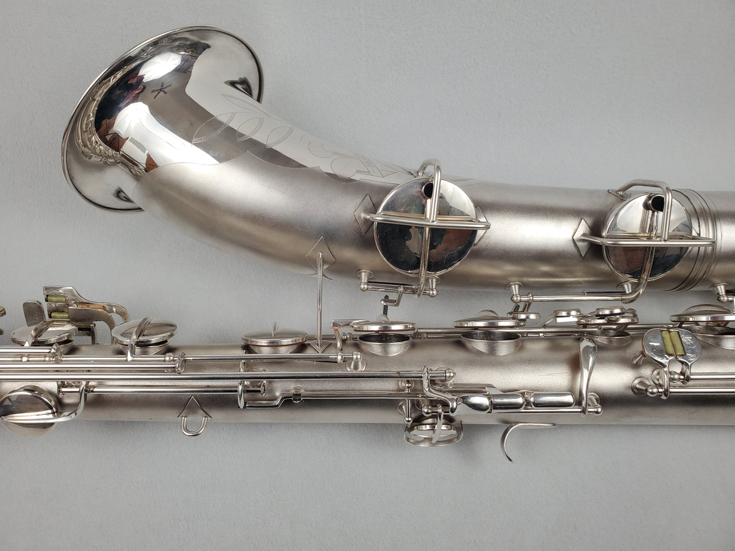 Conn 12M Bari Saxophone 311xxx - Silver Plated w Gold Wash Bell