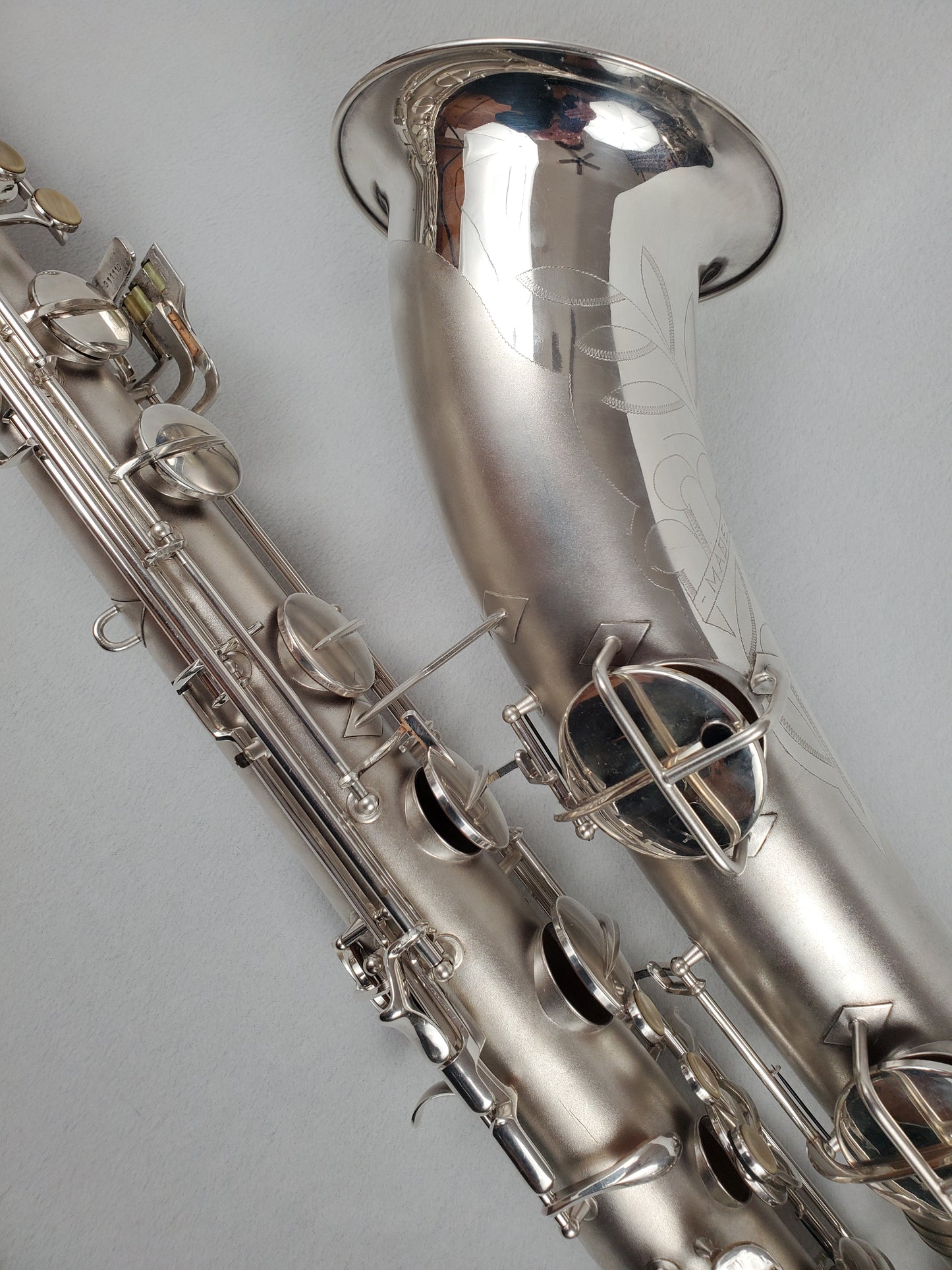 Conn 12M Bari Saxophone 311xxx - Silver Plated w Gold Wash Bell