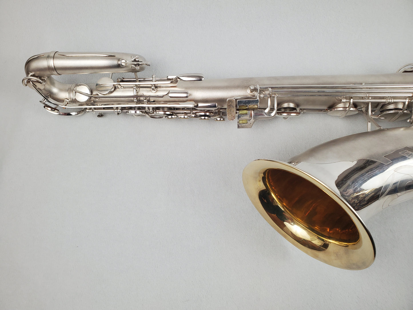 Conn 12M Bari Saxophone 311xxx - Silver Plated w Gold Wash Bell
