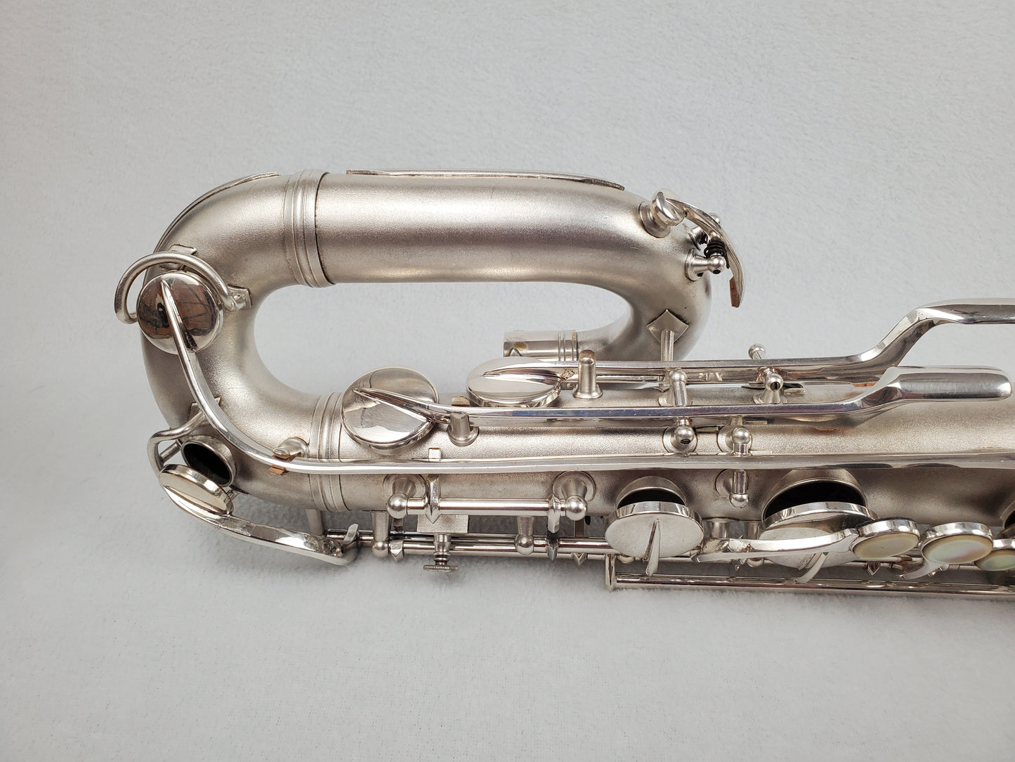 Conn 12M Bari Saxophone 311xxx - Silver Plated w Gold Wash Bell