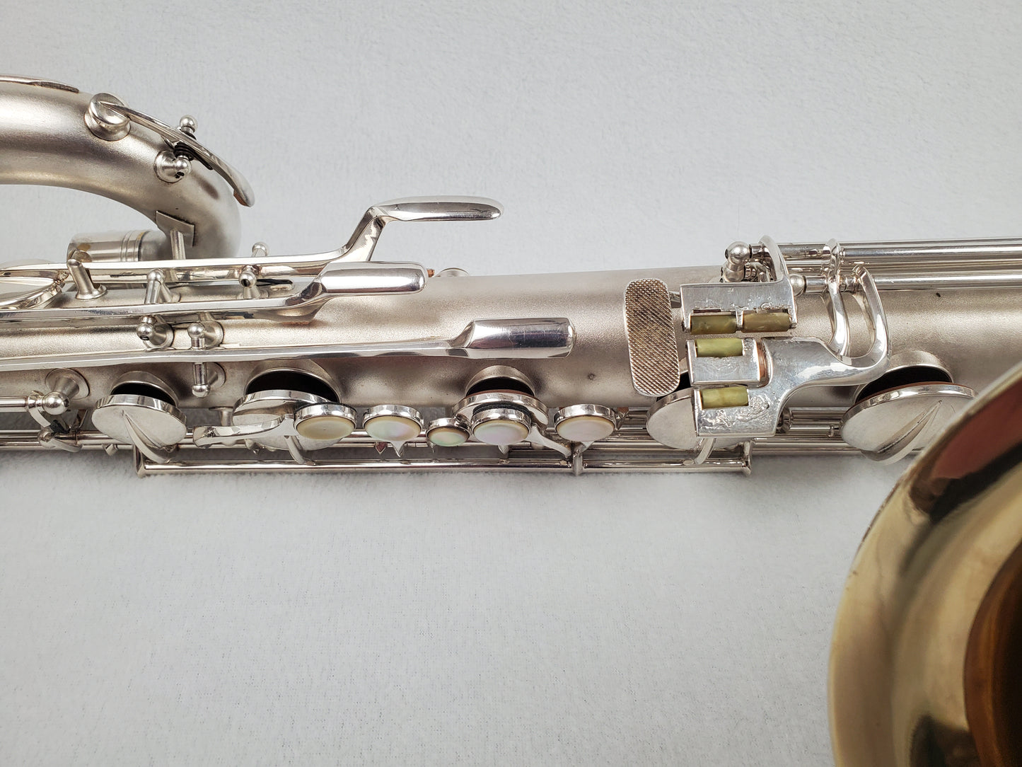 Conn 12M Bari Saxophone 311xxx - Silver Plated w Gold Wash Bell