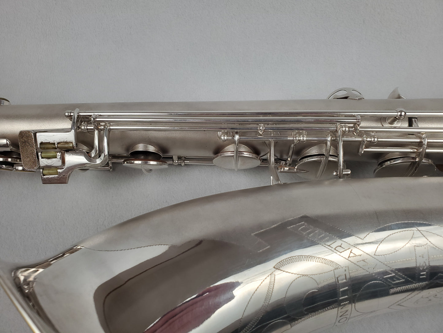 Conn 12M Bari Saxophone 311xxx - Silver Plated w Gold Wash Bell