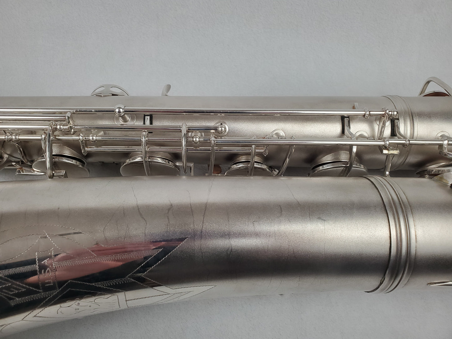 Conn 12M Bari Saxophone 311xxx - Silver Plated w Gold Wash Bell