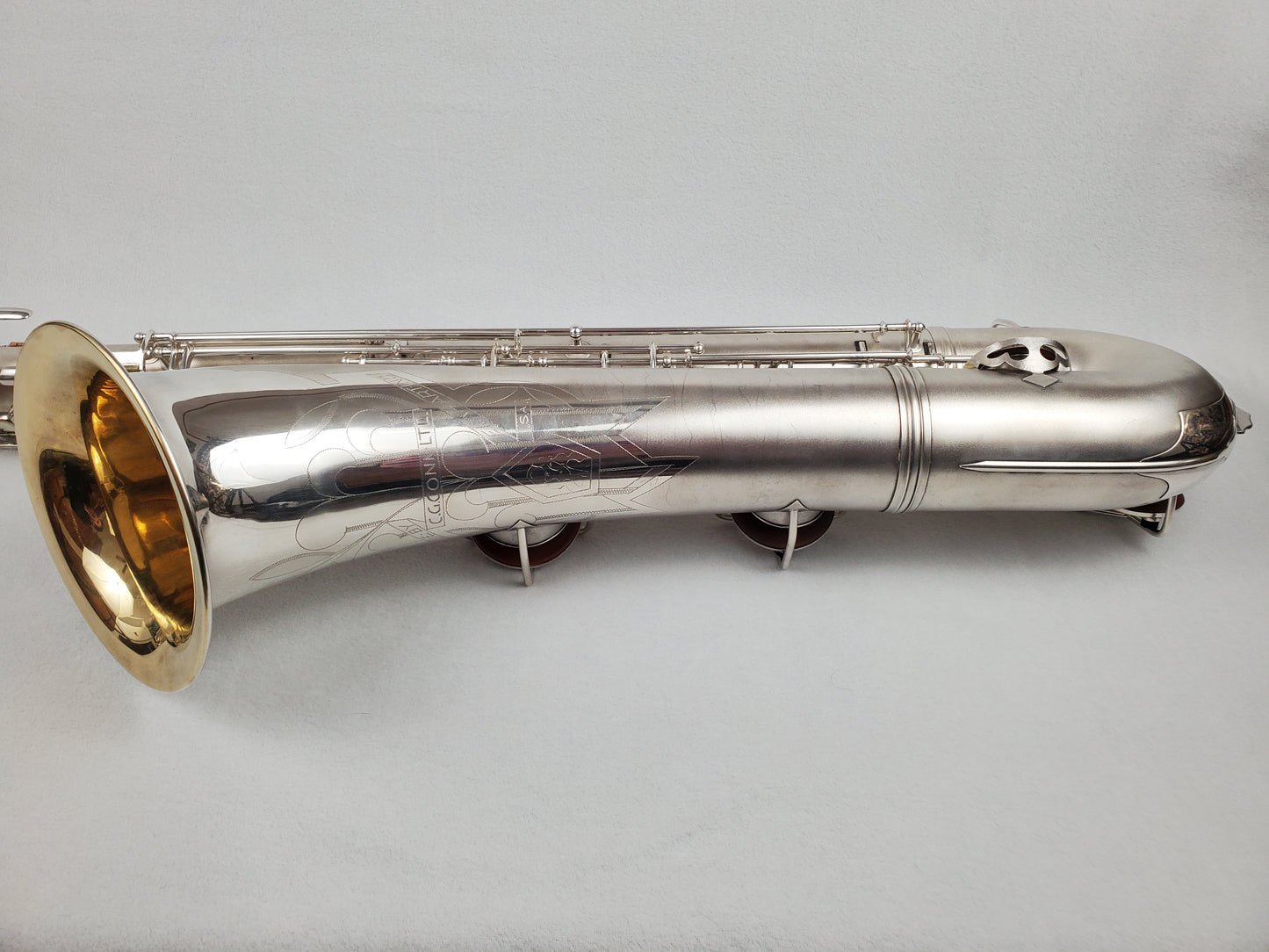 Conn 12M Bari Saxophone 311xxx - Silver Plated w Gold Wash Bell