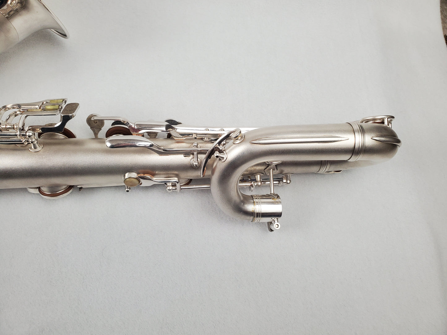 Conn 12M Bari Saxophone 311xxx - Silver Plated w Gold Wash Bell