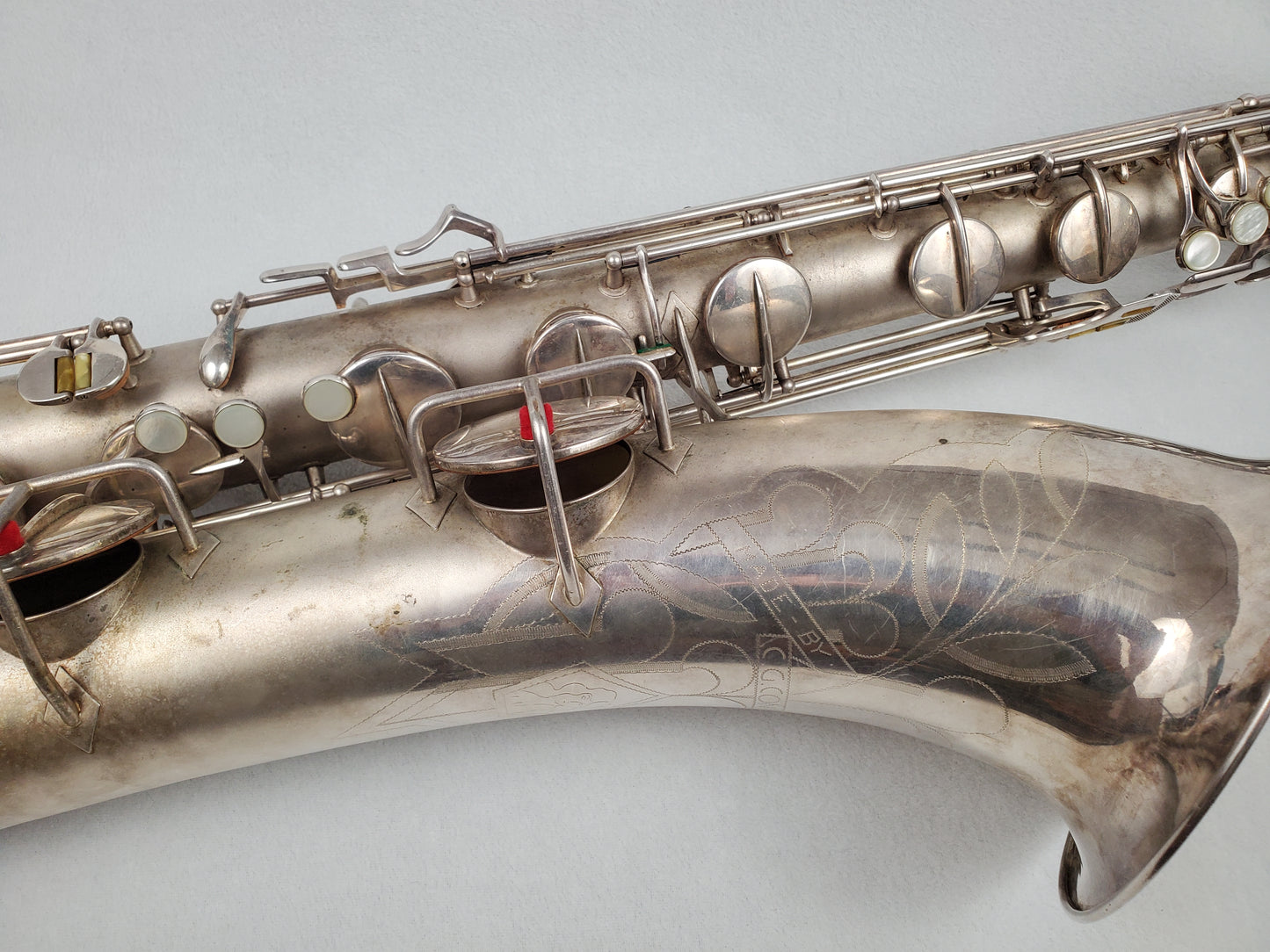 Conn 12M Bari Saxophone 291xxx - Silver Plated w Gold Wash Bell