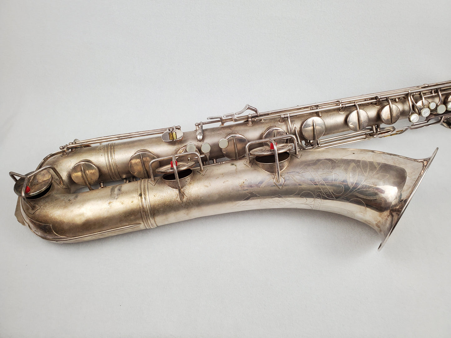 Conn 12M Bari Saxophone 291xxx - Silver Plated w Gold Wash Bell