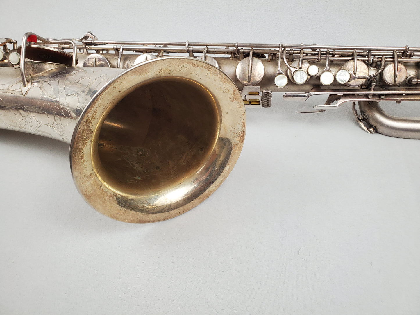 Conn 12M Bari Saxophone 291xxx - Silver Plated w Gold Wash Bell