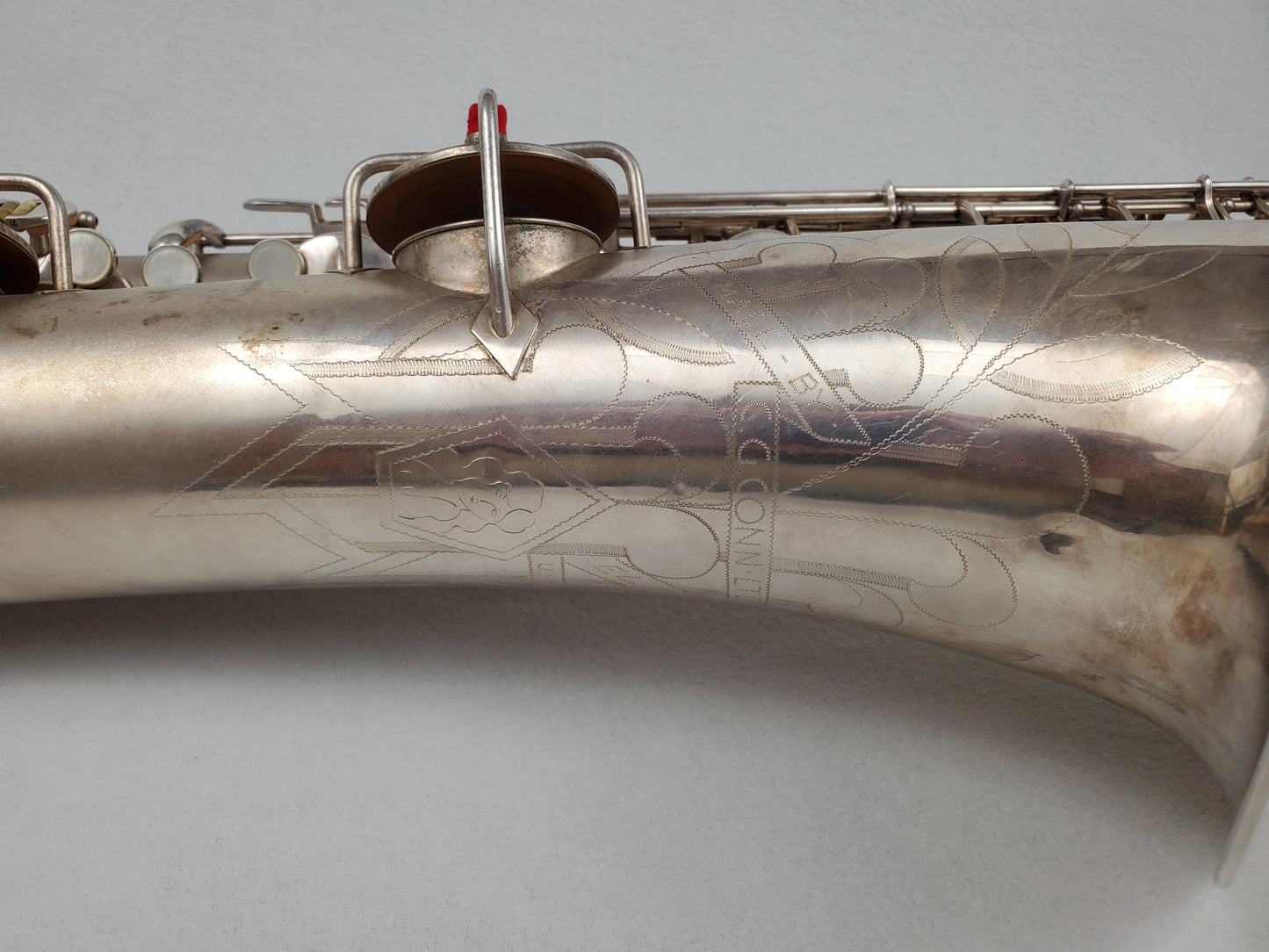 Conn 12M Bari Saxophone 291xxx - Silver Plated w Gold Wash Bell