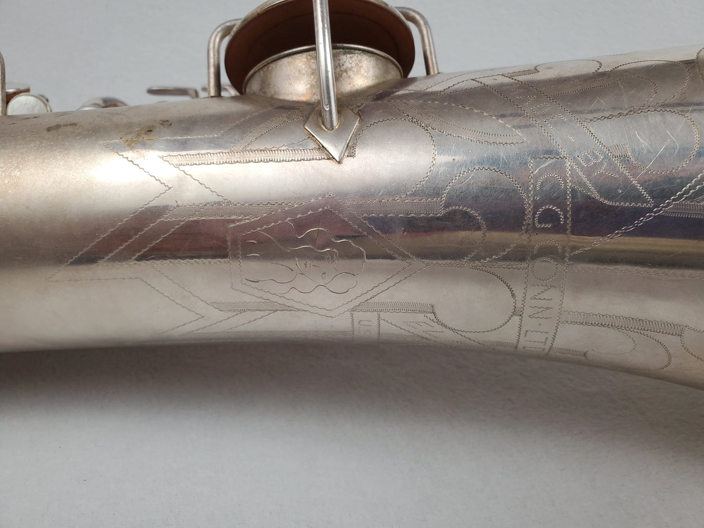 Conn 12M Bari Saxophone 291xxx - Silver Plated w Gold Wash Bell