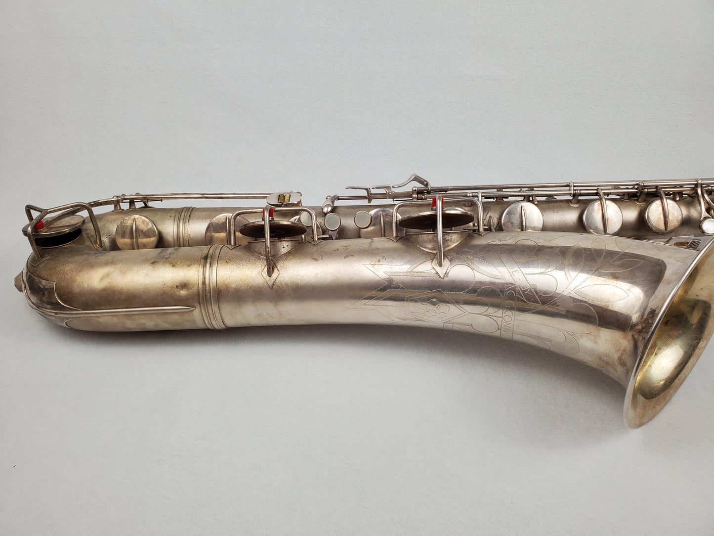 Conn 12M Bari Saxophone 291xxx - Silver Plated w Gold Wash Bell