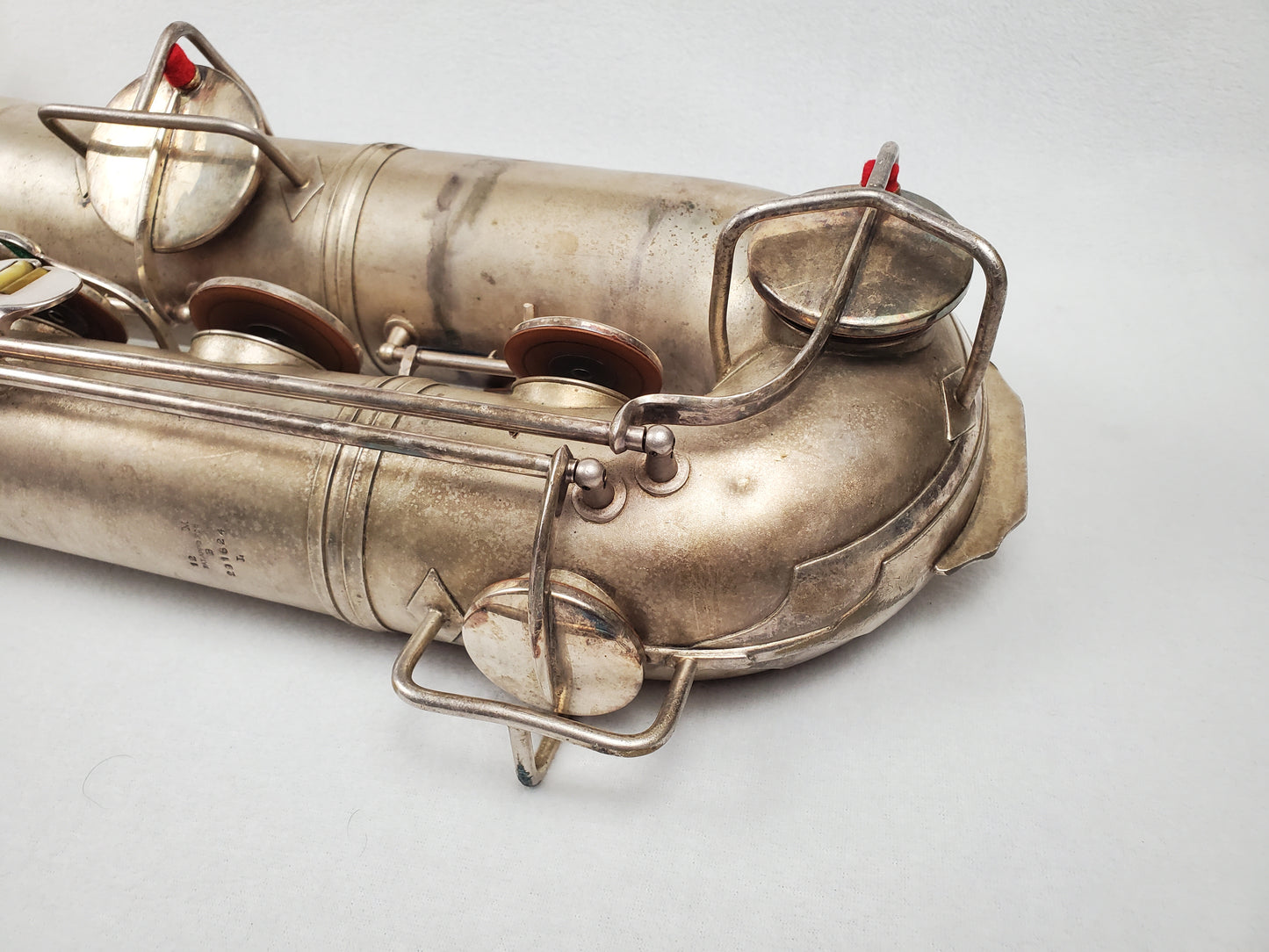 Conn 12M Bari Saxophone 291xxx - Silver Plated w Gold Wash Bell