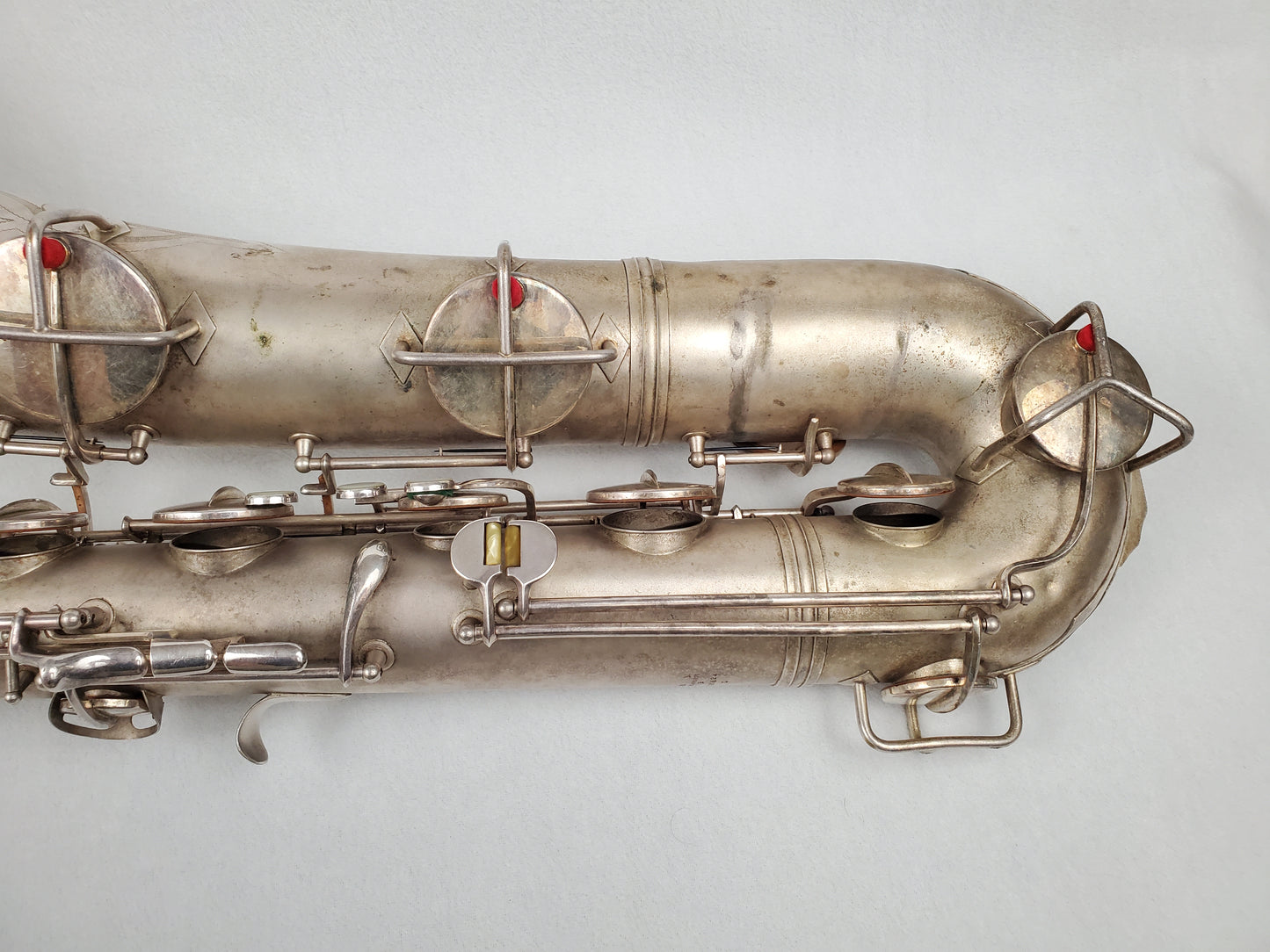 Conn 12M Bari Saxophone 291xxx - Silver Plated w Gold Wash Bell