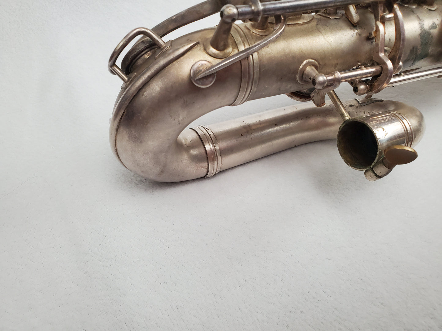 Conn 12M Bari Saxophone 291xxx - Silver Plated w Gold Wash Bell