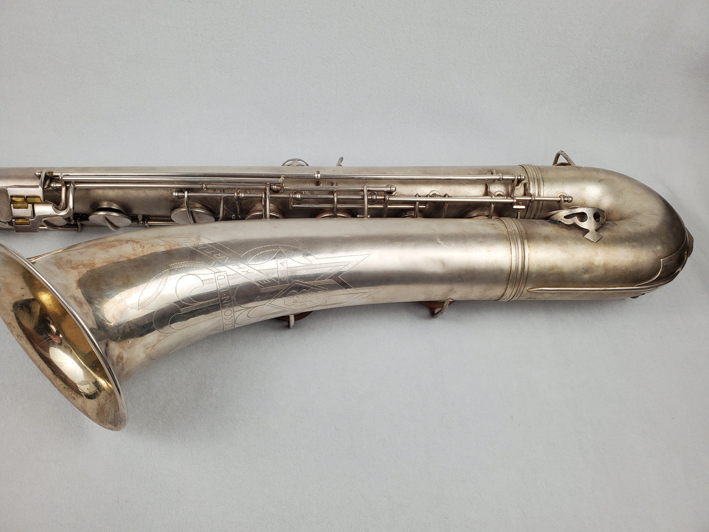 Conn 12M Bari Saxophone 291xxx - Silver Plated w Gold Wash Bell