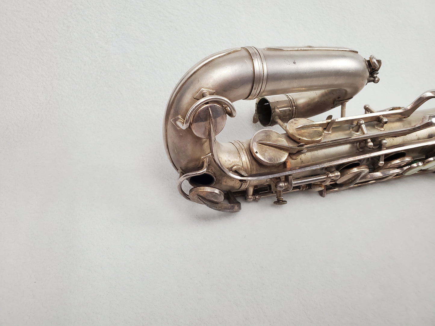 Conn 12M Bari Saxophone 291xxx - Silver Plated w Gold Wash Bell