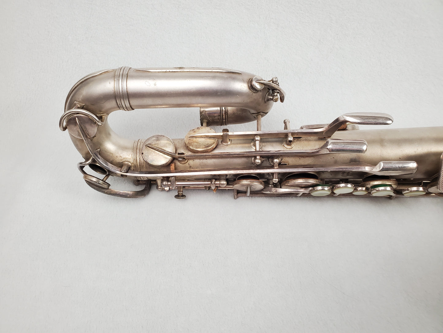 Conn 12M Bari Saxophone 291xxx - Silver Plated w Gold Wash Bell