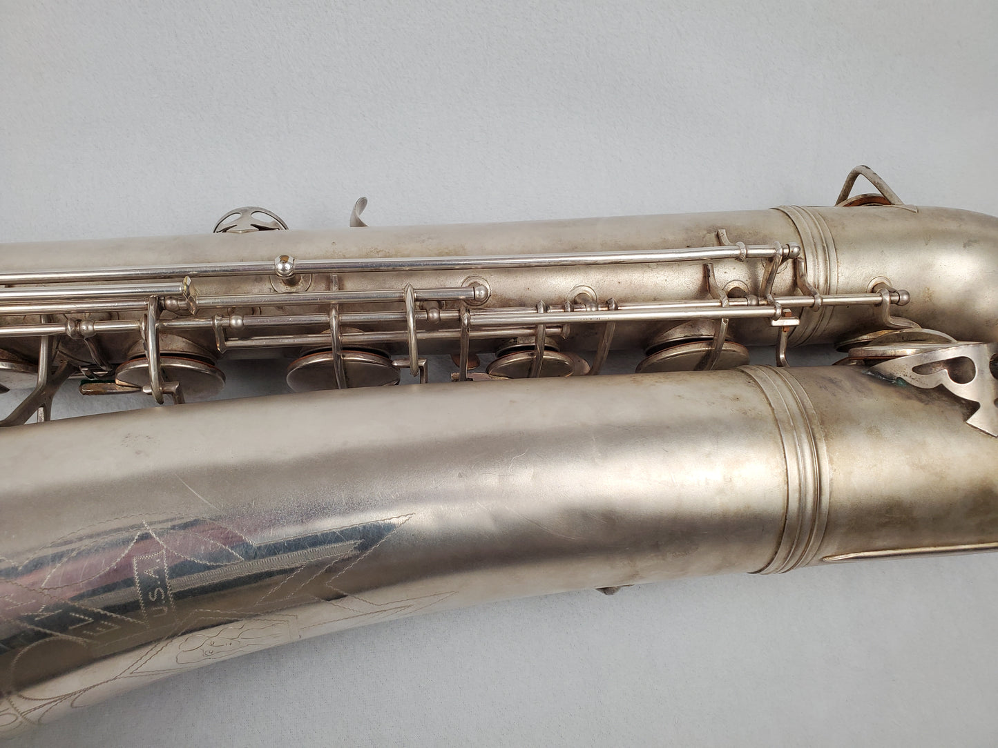 Conn 12M Bari Saxophone 291xxx - Silver Plated w Gold Wash Bell