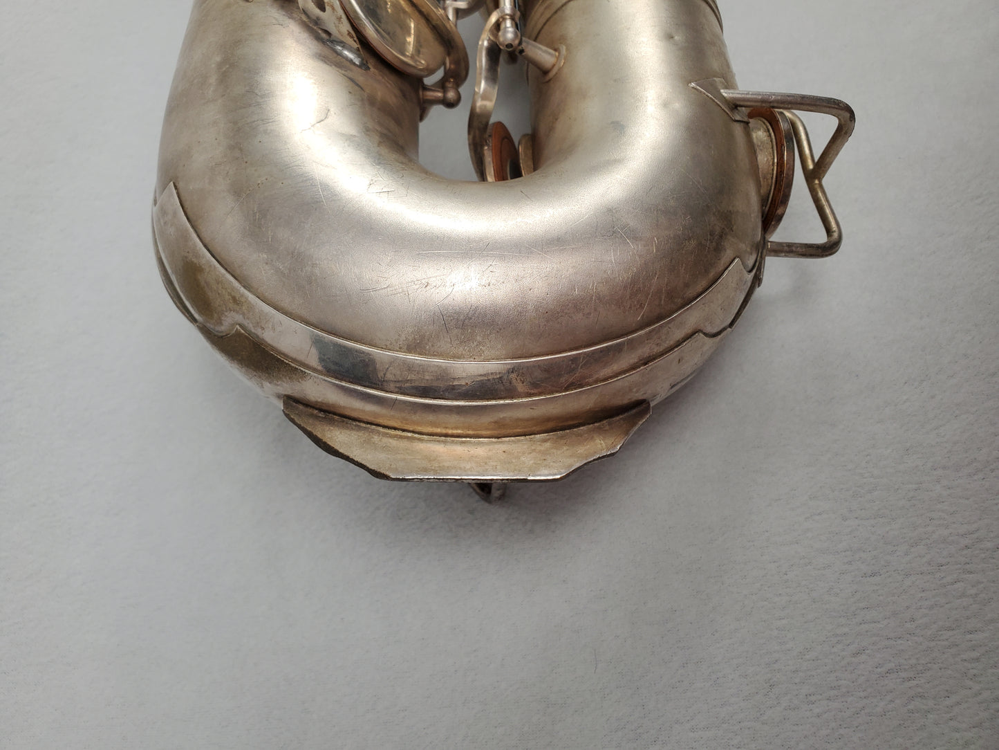 Conn 12M Bari Saxophone 291xxx - Silver Plated w Gold Wash Bell