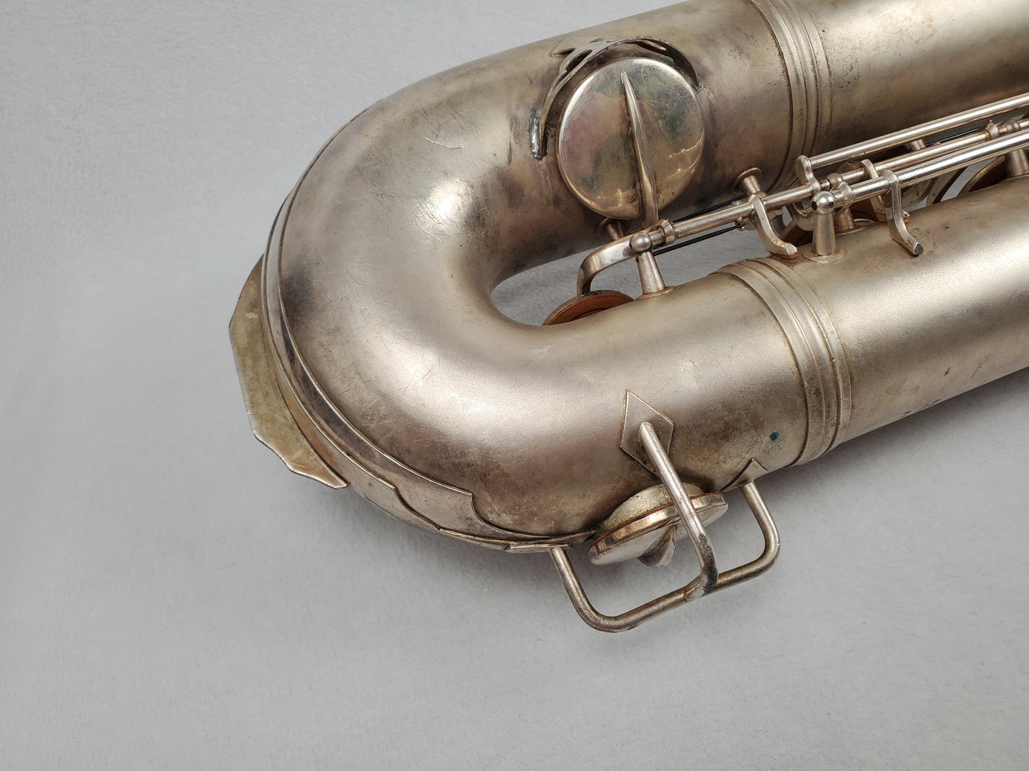 Conn 12M Bari Saxophone 291xxx - Silver Plated w Gold Wash Bell