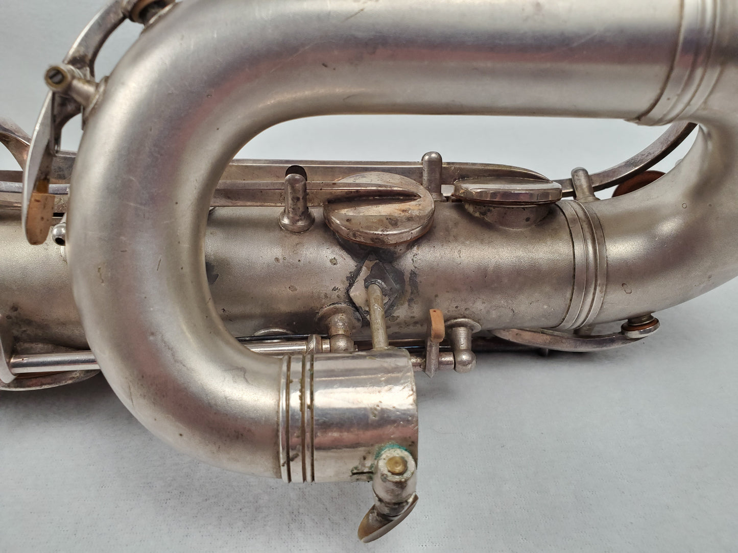 Conn 12M Bari Saxophone 291xxx - Silver Plated w Gold Wash Bell